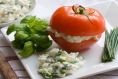 Cucumber and Feta Stuffed Tomatoes