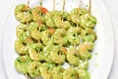 Pesto Shrimp and Vegetable Skewers