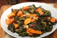 Roasted Yam and Kale Salad