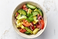 Tasty Tomato and Avocado Salad- Great for Diabetics!