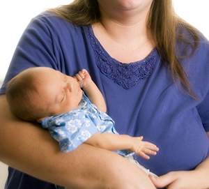 Babies of overweight, obese, or diabetic mothers have an increased risk of lung problems