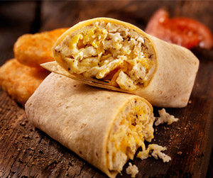 Low Carb Breakfast (or Lunch or Dinner) Burrito