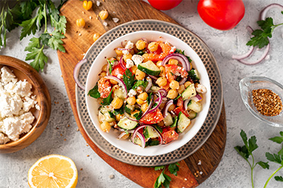 Meditteranean Chickpea Salad